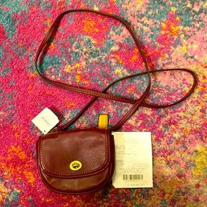 NWT Coach Park Leather Mini Crossbody